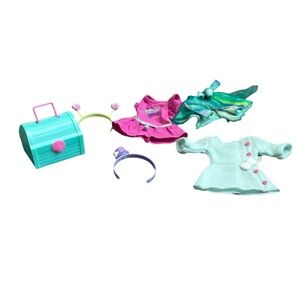 American Girl Wellie Wisher Dress Headband Trunk Lot